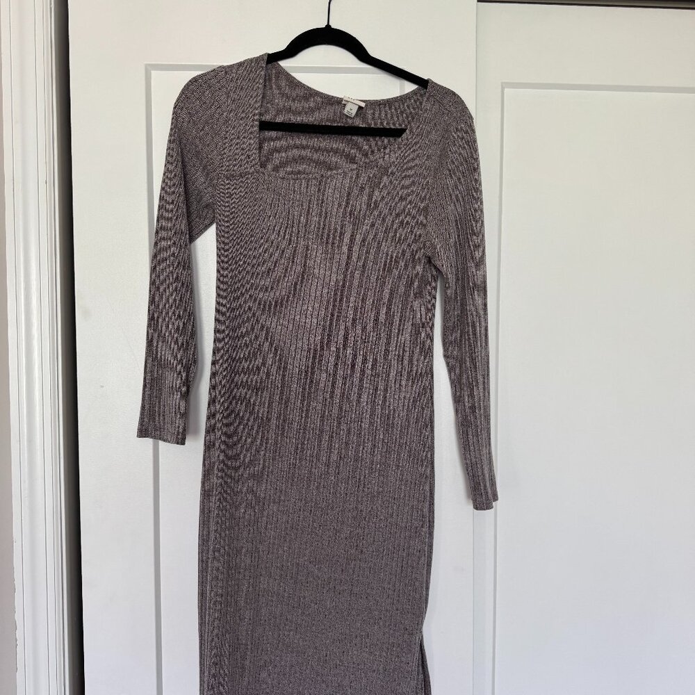 Bodycon Gray Sweater Dress